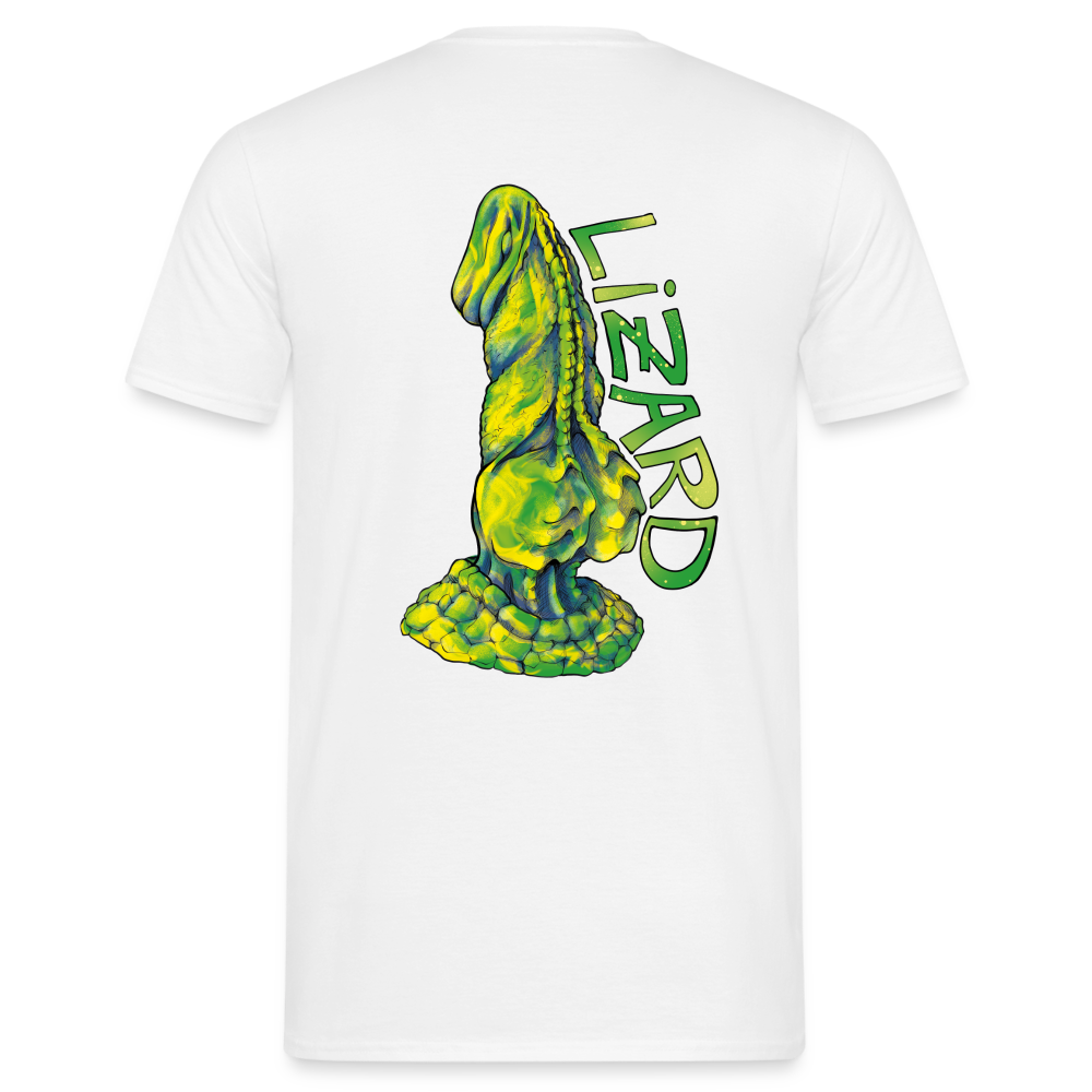 Männer T-Shirt Lizard - weiß