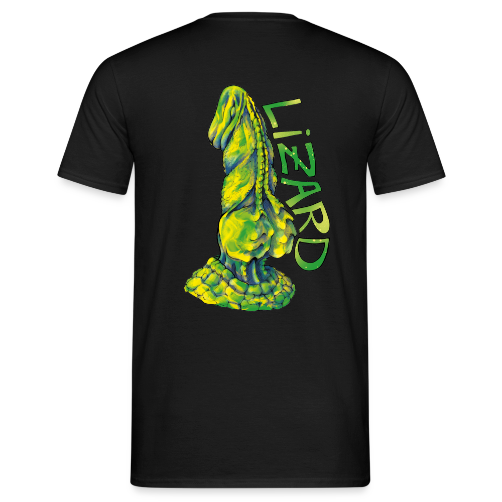 Männer T-Shirt Lizard - Schwarz