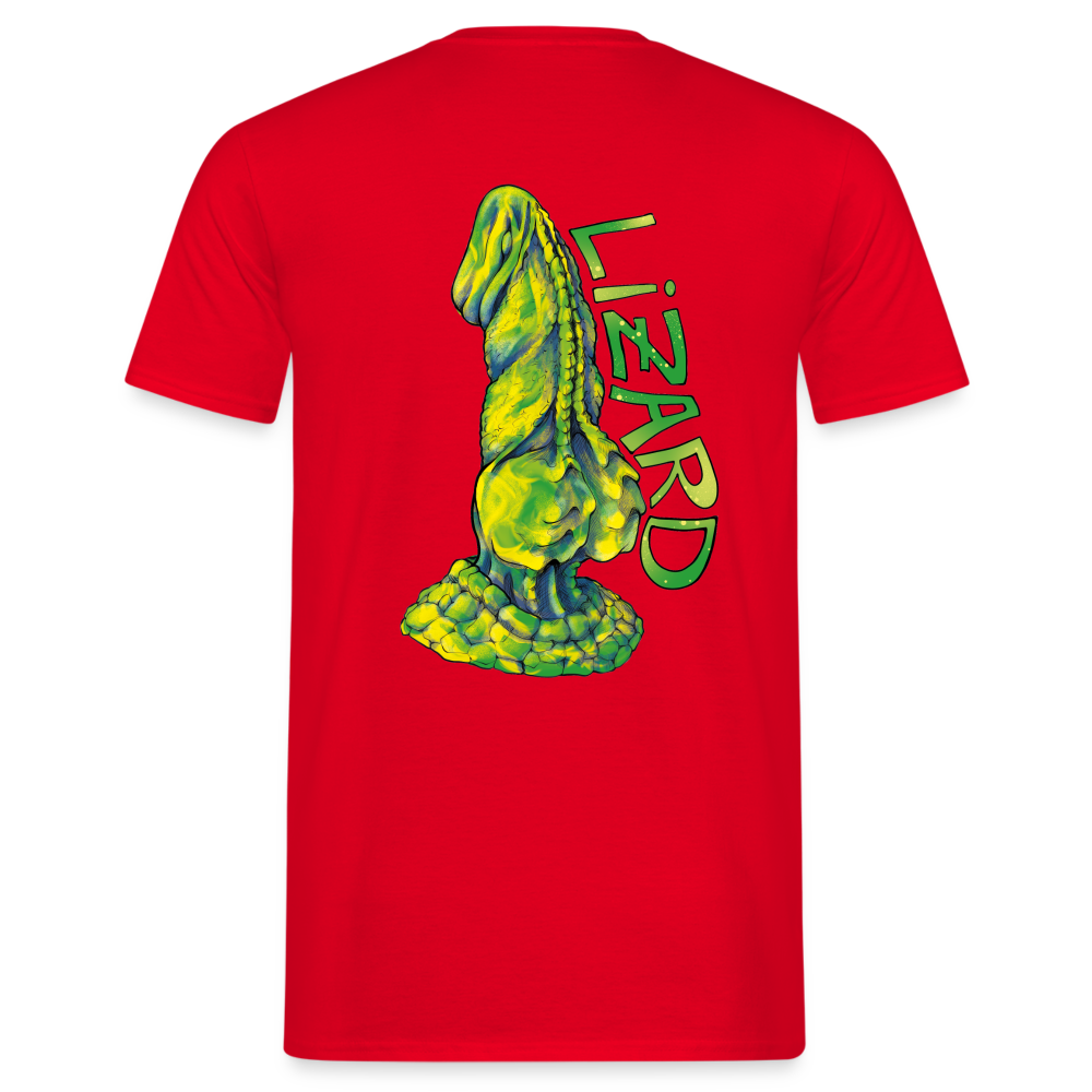 Männer T-Shirt Lizard - Rot