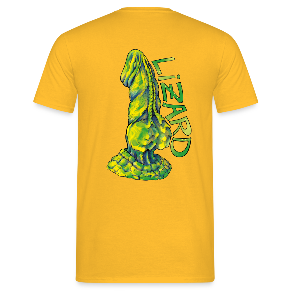 Männer T-Shirt Lizard - Gelb