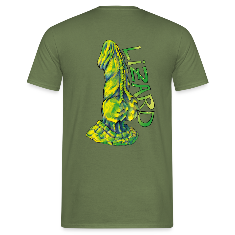 Männer T-Shirt Lizard - Militärgrün