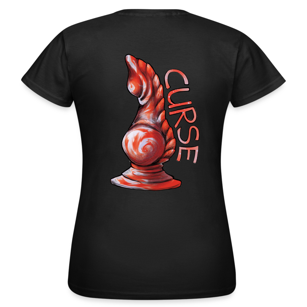 Frauen T-Shirt Curse - Schwarz