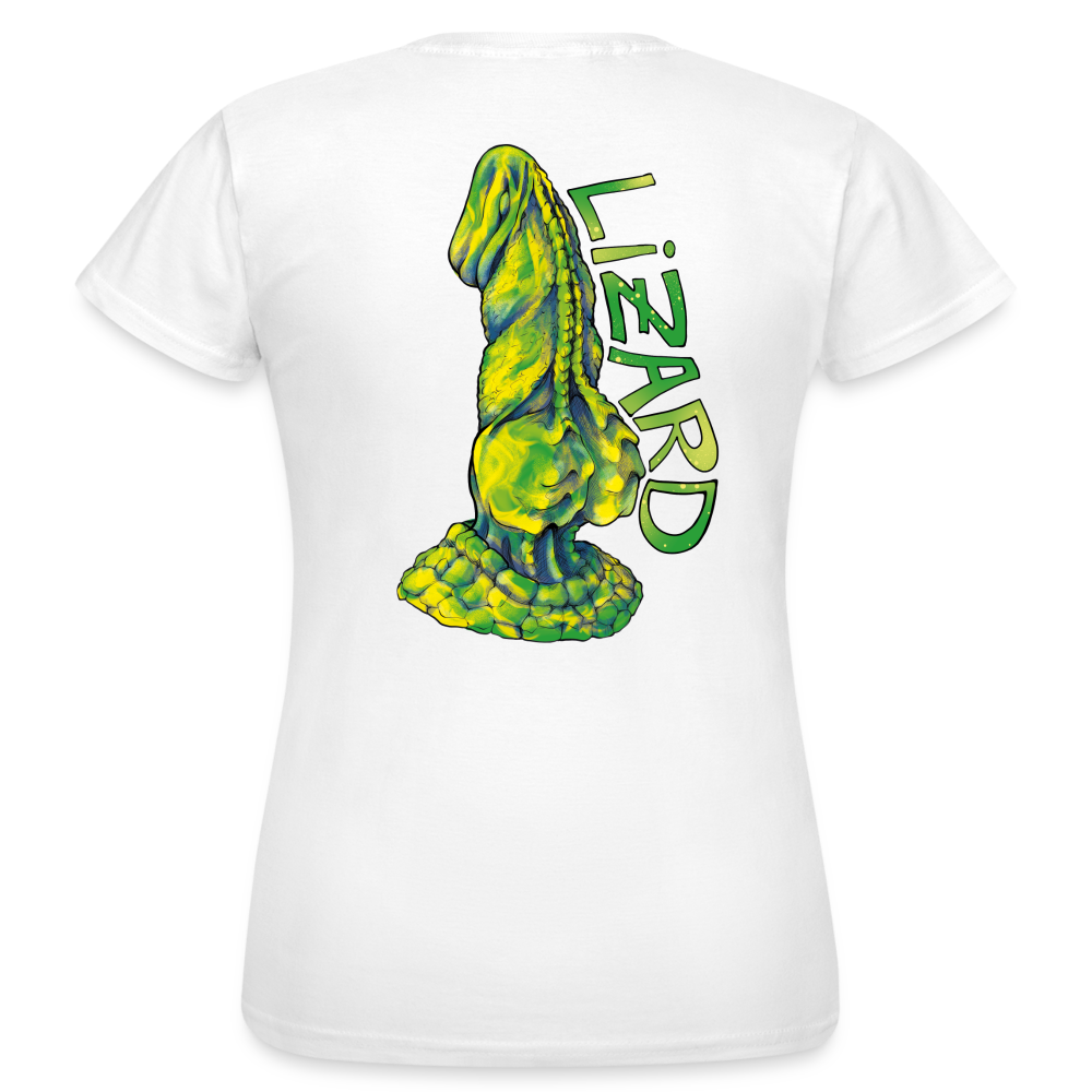 Frauen T-Shirt Lizard - weiß