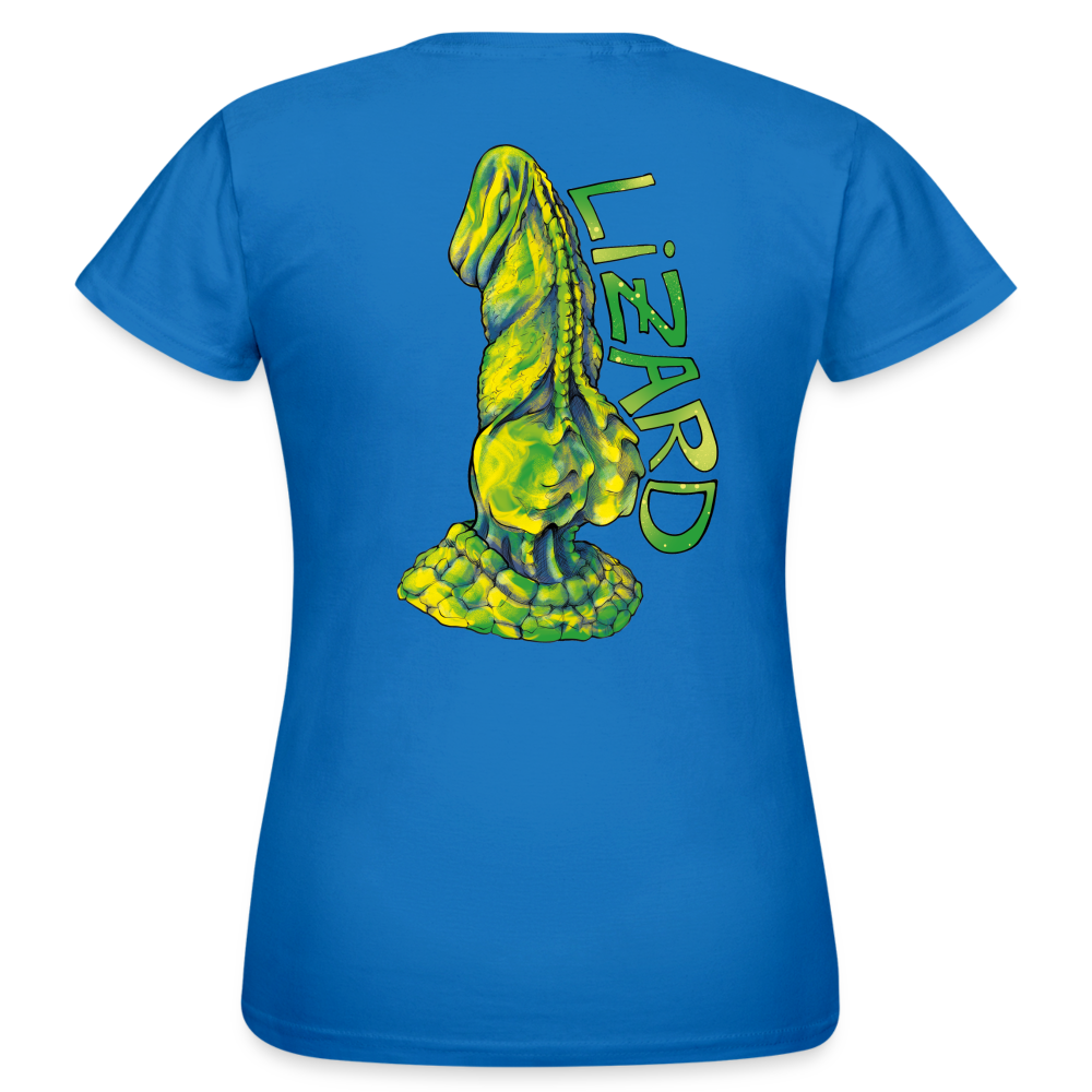 Frauen T-Shirt Lizard - Royalblau