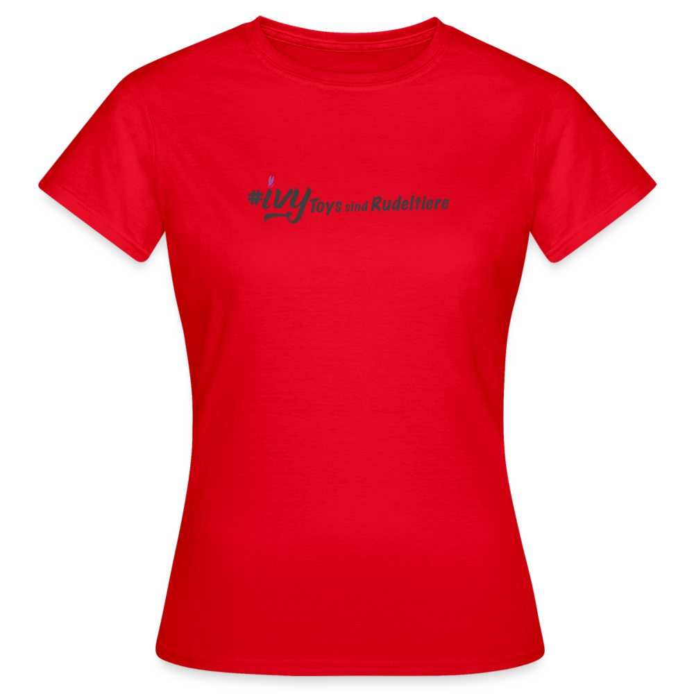 Frauen T-Shirt Lizard - Rot