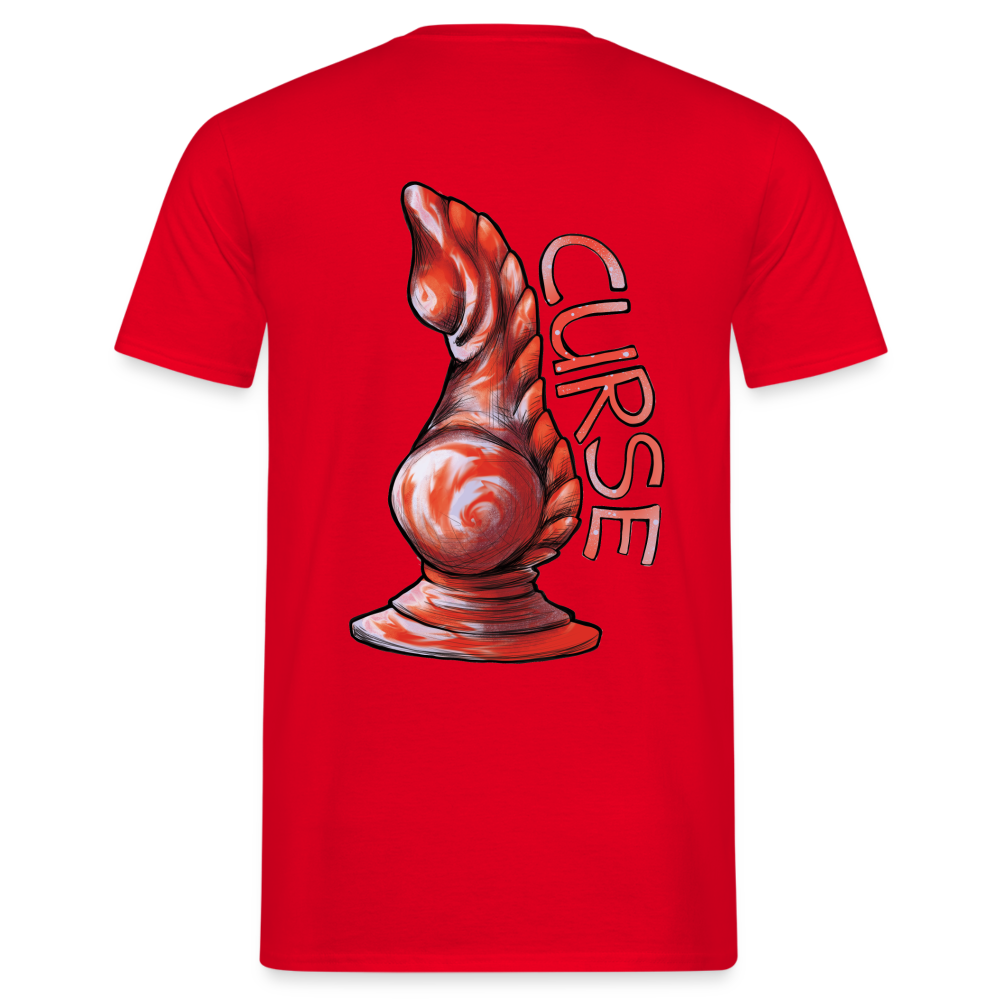 Männer T-Shirt Curse - Rot